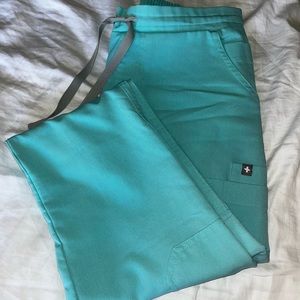 FIGS AQUA SCRUB BOTTOM YOLA PANTS🐬